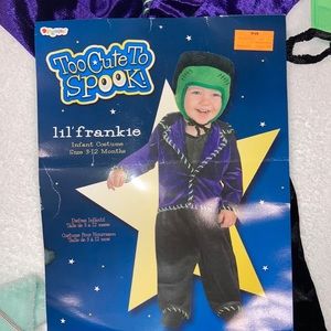 Disguise Lil Frankie infant costume 3-12m Halloween Frankenstein